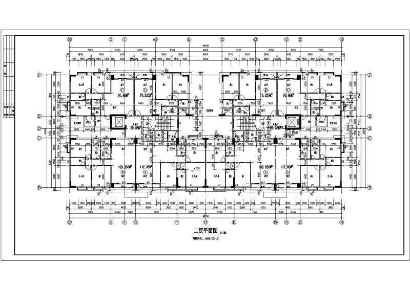 一栋高层商住<a href=https://www.yitu.cn/su/8159.html target=_blank class=infotextkey>楼</a>建筑施工<a href=https://www.yitu.cn/su/7590.html target=_blank class=infotextkey>设计</a>CAD<a href=https://www.yitu.cn/su/7937.html target=_blank class=infotextkey>图纸</a>