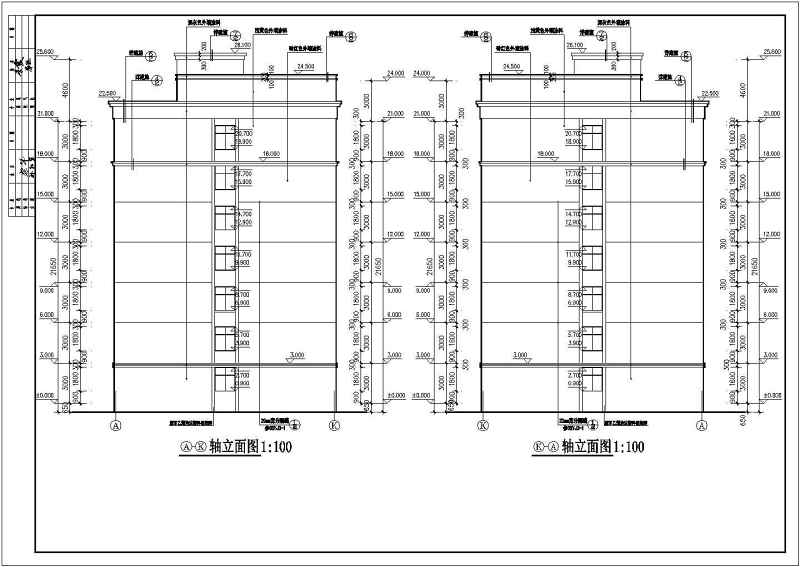 七层砖混结构住宅<a href=https://www.yitu.cn/su/8159.html target=_blank class=infotextkey>楼</a>建筑施工cad<a href=https://www.yitu.cn/su/7937.html target=_blank class=infotextkey>图纸</a>