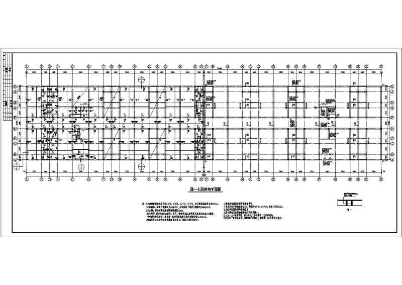 七层砖混结构住宅<a href=https://www.yitu.cn/su/8159.html target=_blank class=infotextkey>楼</a>建筑施工cad<a href=https://www.yitu.cn/su/7937.html target=_blank class=infotextkey>图纸</a>