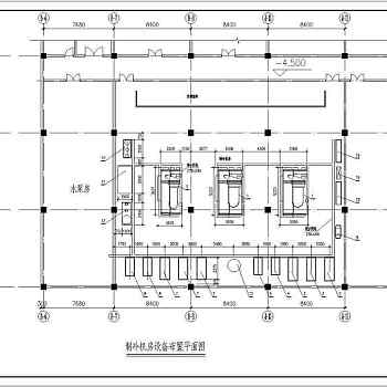 两份制冷机房整套设计cad图纸