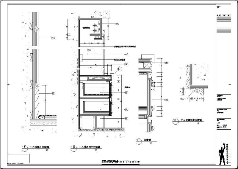 [上海]浦东某住宅样板房装修<a href=https://www.yitu.cn/su/7590.html target=_blank class=infotextkey>设计</a>cad施工图