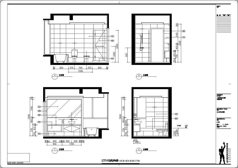 [上海]浦东某住宅样板房装修<a href=https://www.yitu.cn/su/7590.html target=_blank class=infotextkey>设计</a>cad施工图