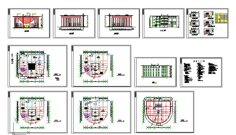 某图书馆建筑cad<a href=https://www.yitu.cn/su/7590.html target=_blank class=infotextkey>设计</a><a href=https://www.yitu.cn/su/7937.html target=_blank class=infotextkey>图纸</a>（含<a href=https://www.yitu.cn/su/7590.html target=_blank class=infotextkey>设计</a>说明）