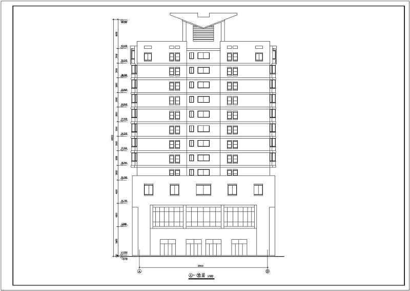 一套12层综合<a href=https://www.yitu.cn/su/8159.html target=_blank class=infotextkey>楼</a>建筑<a href=https://www.yitu.cn/su/7590.html target=_blank class=infotextkey>设计</a>CAD施工图