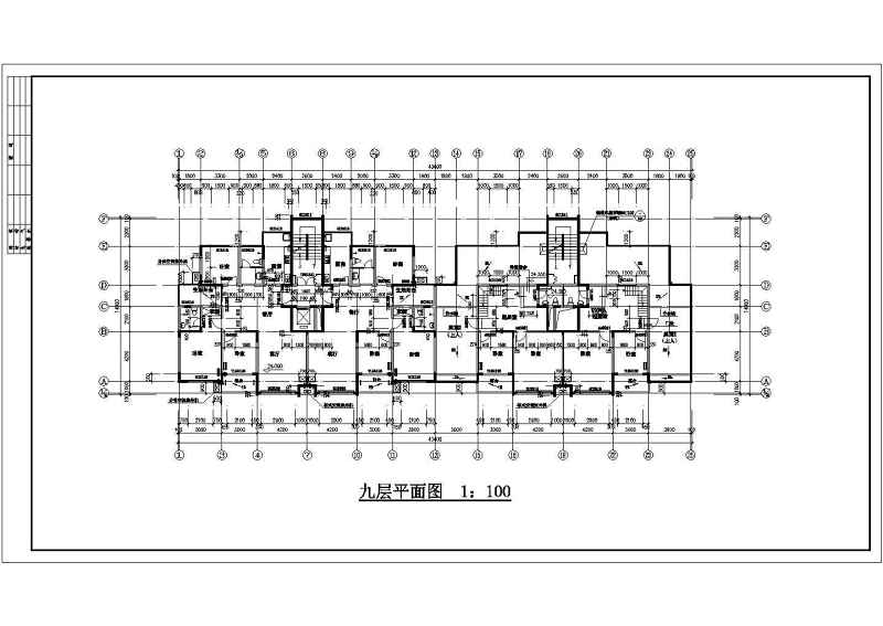 某市<a href=https://www.yitu.cn/sketchup/huayi/index.html target=_blank class=infotextkey>花</a>园式高层住宅建筑施工图（全套）