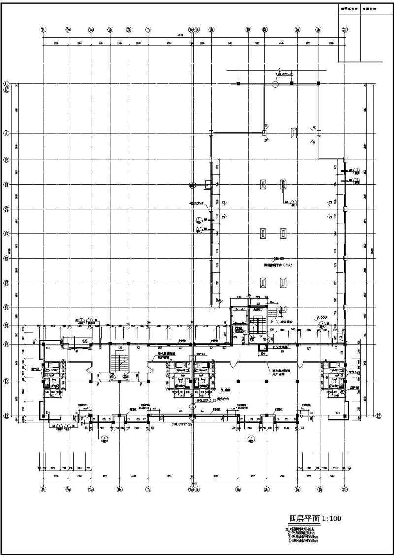 临城<a href=https://www.yitu.cn/su/7613.html target=_blank class=infotextkey>农贸市场</a>建筑施工<a href=https://www.yitu.cn/su/7590.html target=_blank class=infotextkey>设计</a>CAD图