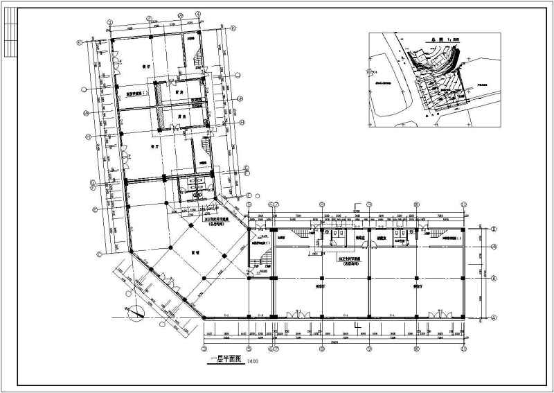 某<a href=https://www.yitu.cn/su/7637.html target=_blank class=infotextkey>框架</a>结构<a href=https://www.yitu.cn/sketchup/shangyezongheti/index.html target=_blank class=infotextkey>商业综合</a><a href=https://www.yitu.cn/su/8159.html target=_blank class=infotextkey>楼</a><a href=https://www.yitu.cn/su/7590.html target=_blank class=infotextkey>设计</a>全套建施图