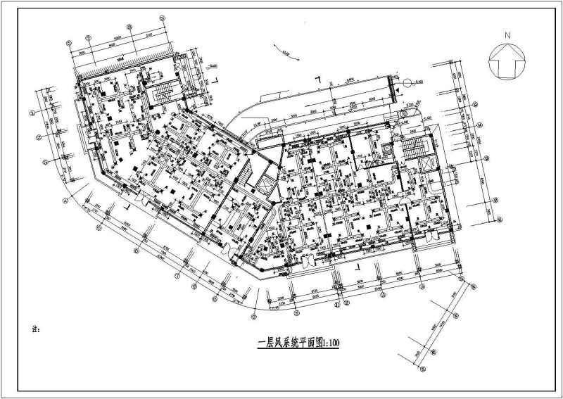 某5层宾馆暖通<a href=https://www.yitu.cn/sketchup/kongdiaofengshan/index.html target=_blank class=infotextkey>空调</a><a href=https://www.yitu.cn/su/7590.html target=_blank class=infotextkey>设计</a><a href=https://www.yitu.cn/su/7937.html target=_blank class=infotextkey>图纸</a>