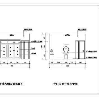 [重庆]某家居住宅室内精装修cad施工图