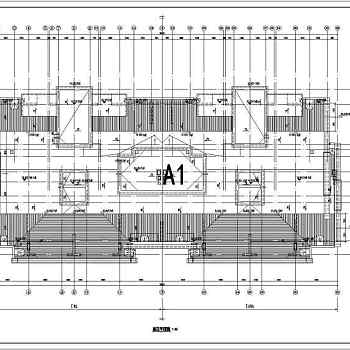 某小区双拼别墅及小高层住宅建筑设计cad施工图