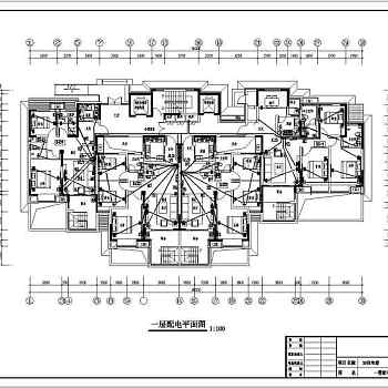 [河南]高层住宅楼电气施工图