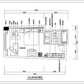 商务酒店样板房全套装修设计图纸