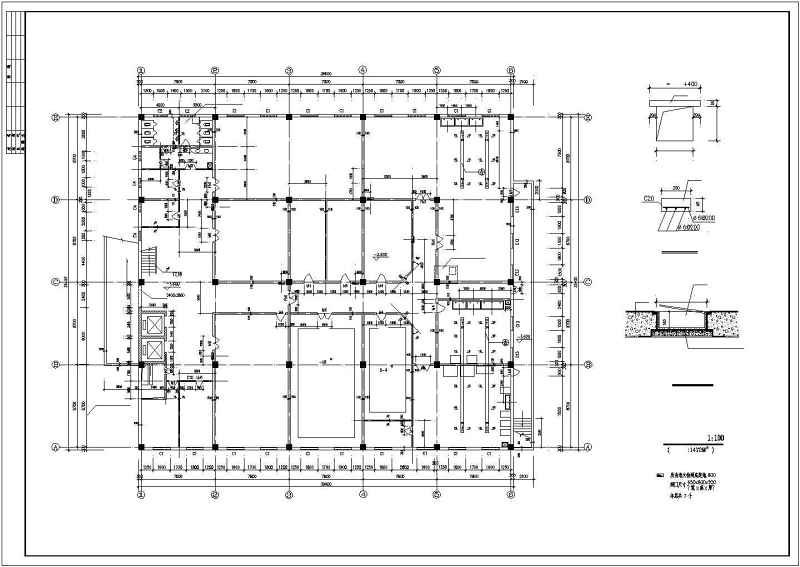 农大东区食堂建筑<a href=https://www.yitu.cn/su/7590.html target=_blank class=infotextkey>设计</a>施工图