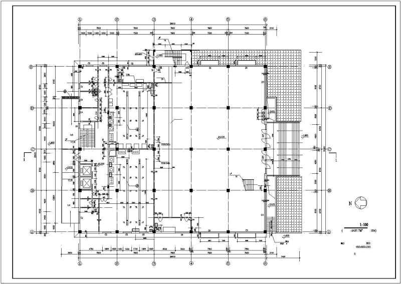 农大东区食堂建筑<a href=https://www.yitu.cn/su/7590.html target=_blank class=infotextkey>设计</a>施工图