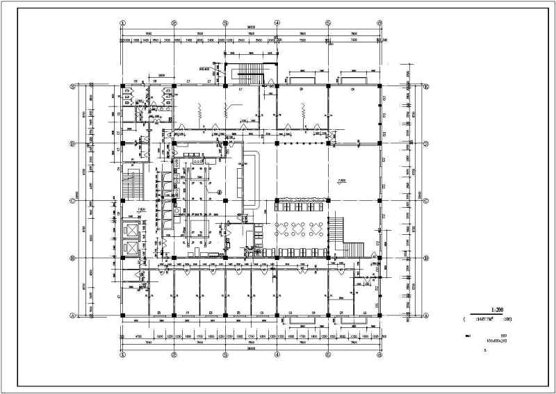 农大东区食堂建筑<a href=https://www.yitu.cn/su/7590.html target=_blank class=infotextkey>设计</a>施工图