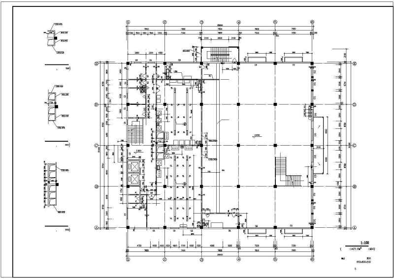 农大东区食堂建筑<a href=https://www.yitu.cn/su/7590.html target=_blank class=infotextkey>设计</a>施工图