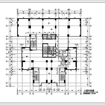 某高层综合楼建筑设计cad施工图