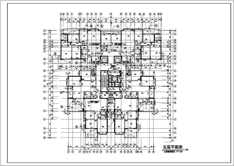 某高层综合<a href=https://www.yitu.cn/su/8159.html target=_blank class=infotextkey>楼</a>建筑<a href=https://www.yitu.cn/su/7590.html target=_blank class=infotextkey>设计</a>cad施工图