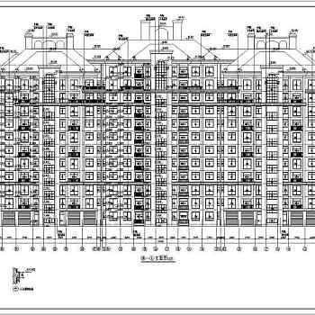 帕拉帝奥高层住宅建筑施工图（全套）