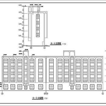 某商业快捷酒店建筑设计施工图