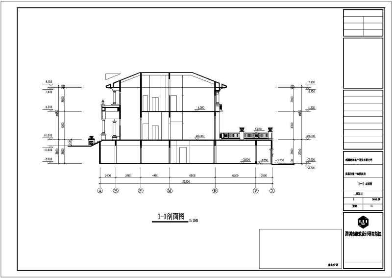 某<a href=https://www.yitu.cn/su/7872.html target=_blank class=infotextkey>地</a>三层A型别墅建筑<a href=https://www.yitu.cn/su/7590.html target=_blank class=infotextkey>设计</a>图（全套）