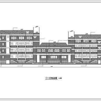 某地中学教学楼建筑施工图（全套）