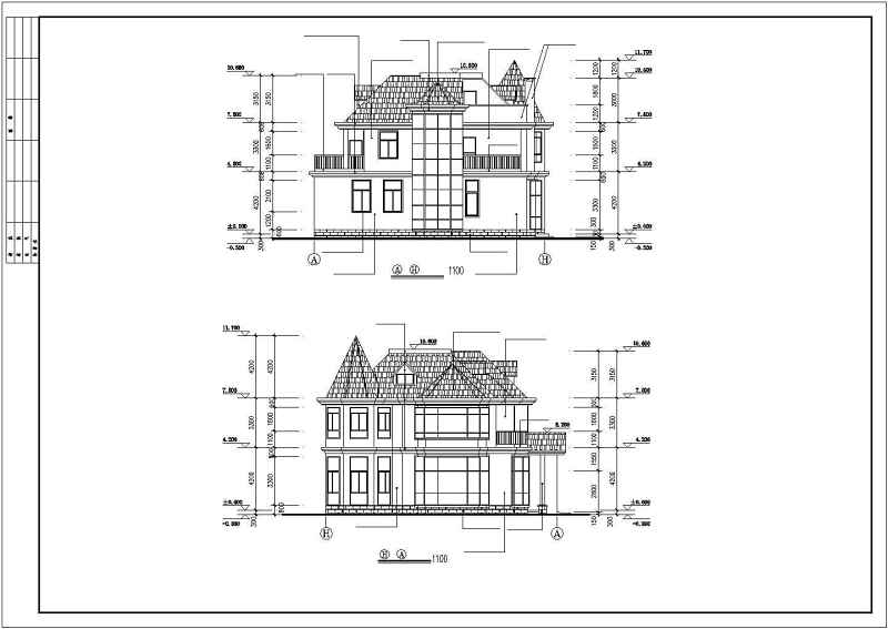 某<a href=https://www.yitu.cn/su/7872.html target=_blank class=infotextkey>地</a>某别墅建筑结构施工图（全套）