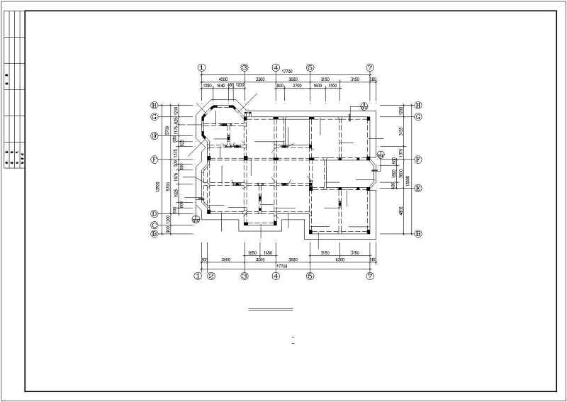 某<a href=https://www.yitu.cn/su/7872.html target=_blank class=infotextkey>地</a>某别墅建筑结构施工图（全套）