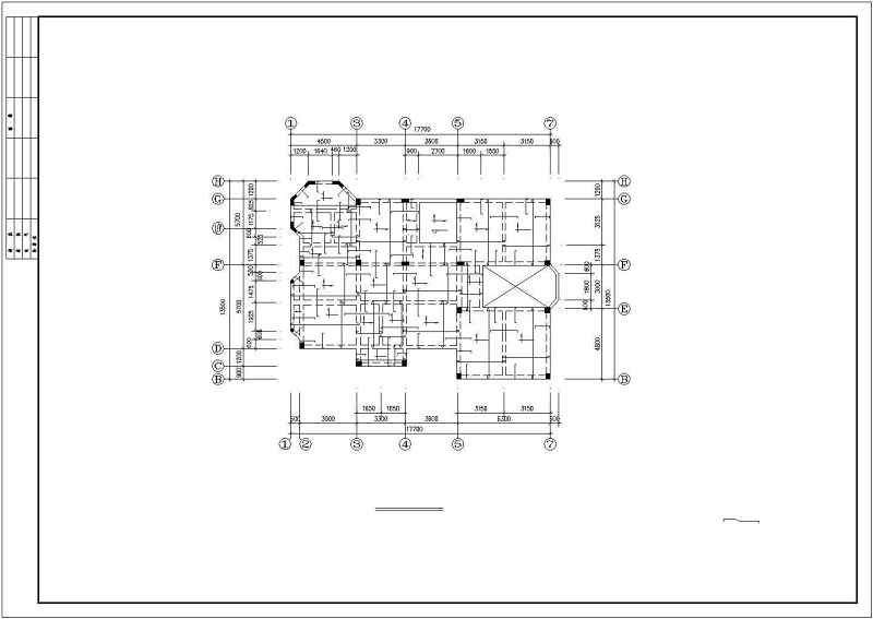 某<a href=https://www.yitu.cn/su/7872.html target=_blank class=infotextkey>地</a>某别墅建筑结构施工图（全套）