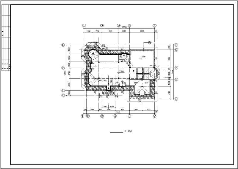 某<a href=https://www.yitu.cn/su/7872.html target=_blank class=infotextkey>地</a>某别墅建筑结构施工图（全套）