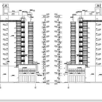 某市小高层住宅建筑施工图（全套）