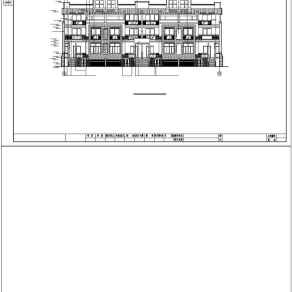 杭州精品别墅建筑设计图纸
