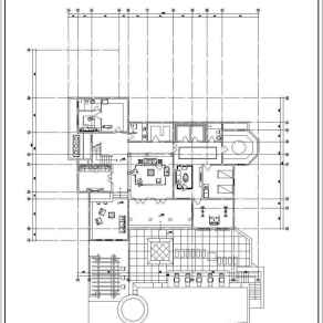 784平米别墅建筑设计方案图纸