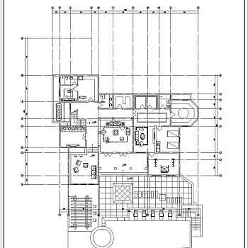 784平米别墅建筑设计方案图纸