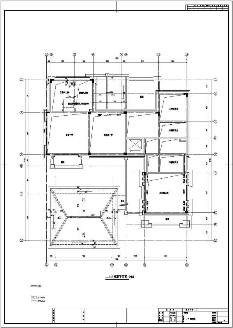 某两层中式风格别墅建筑施工图