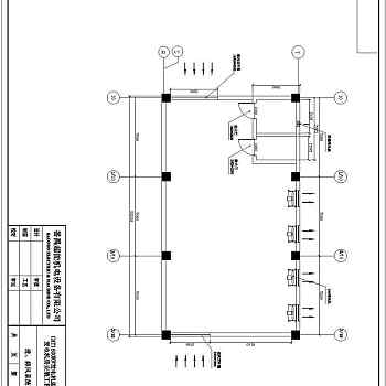 某市两台1600KW发电机环保安装工程详细设计图纸