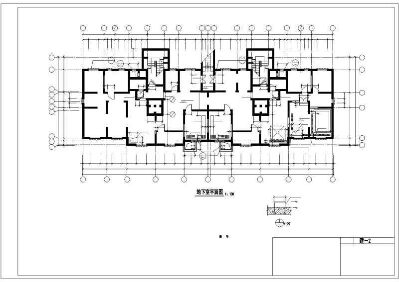 某小高层住宅建筑<a href=https://www.yitu.cn/su/7590.html target=_blank class=infotextkey>设计</a>施工图