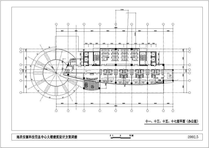 17666平米高层办公大<a href=https://www.yitu.cn/su/8159.html target=_blank class=infotextkey>楼</a>全套建筑图