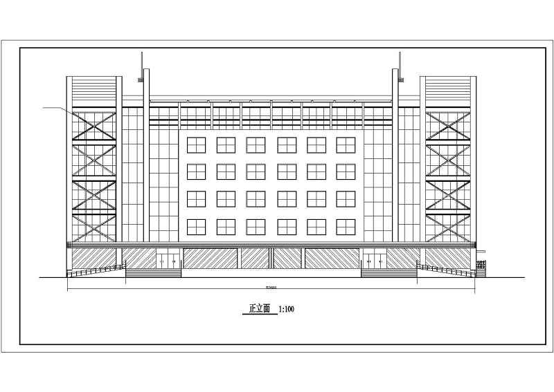 某商业大厦建筑<a href=https://www.yitu.cn/su/7590.html target=_blank class=infotextkey>设计</a>施工图