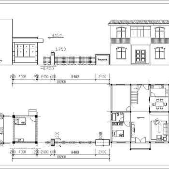 公司大门建筑设计施工图