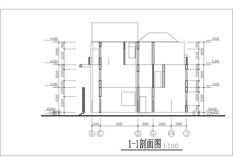 三层新农村别墅建筑图（带效果图）