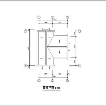 新农村两层别墅建筑图（带效果图）