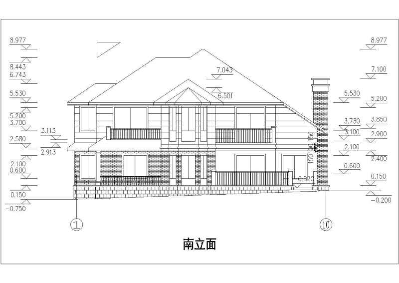 新中式<a href=https://www.yitu.cn/su/6933.html target=_blank class=infotextkey>乡村</a>别墅建筑<a href=https://www.yitu.cn/su/7590.html target=_blank class=infotextkey>设计</a>图