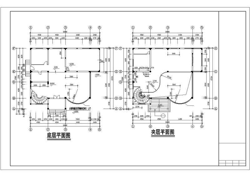 某简约英式别墅建筑图（带效果图）