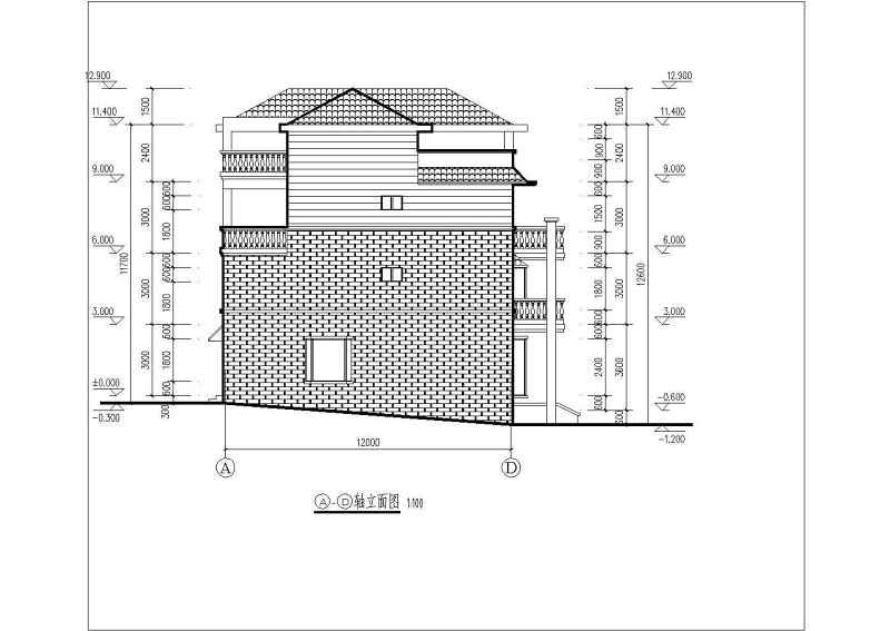 新中式私<a href=https://www.yitu.cn/su/8090.html target=_blank class=infotextkey>人</a>别墅建筑<a href=https://www.yitu.cn/su/7590.html target=_blank class=infotextkey>设计</a>施工图