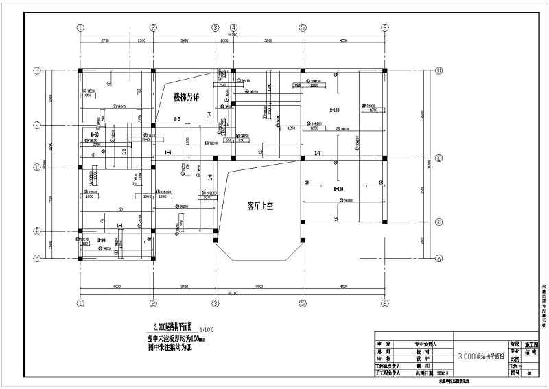 某<a href=https://www.yitu.cn/su/7989.html target=_blank class=infotextkey>小型</a>别墅建筑结构施工<a href=https://www.yitu.cn/su/7937.html target=_blank class=infotextkey>图纸</a>