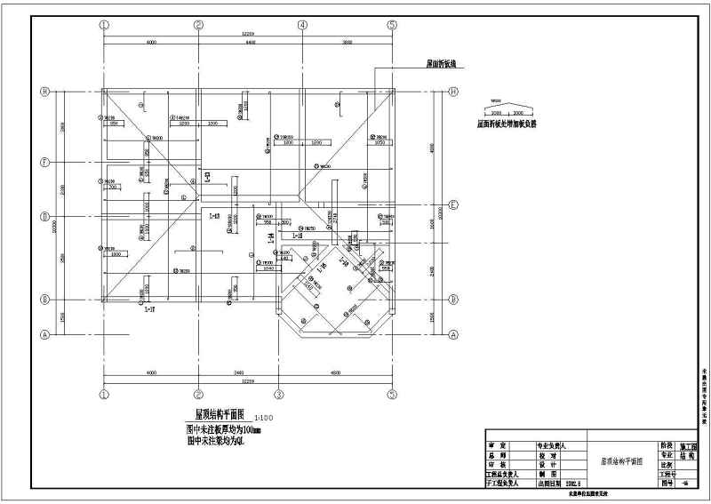 某<a href=https://www.yitu.cn/su/7989.html target=_blank class=infotextkey>小型</a>别墅建筑结构施工<a href=https://www.yitu.cn/su/7937.html target=_blank class=infotextkey>图纸</a>