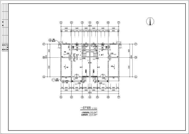 某简易别墅全套建施图