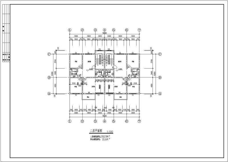 某简易别墅全套建施图