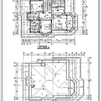 三层独栋别墅建筑设计图纸